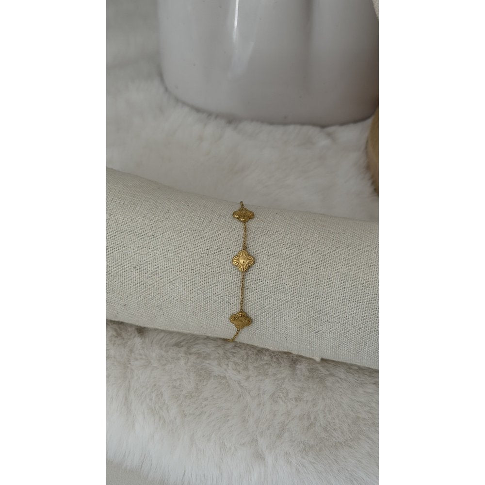 Armband Kleeblätter klein