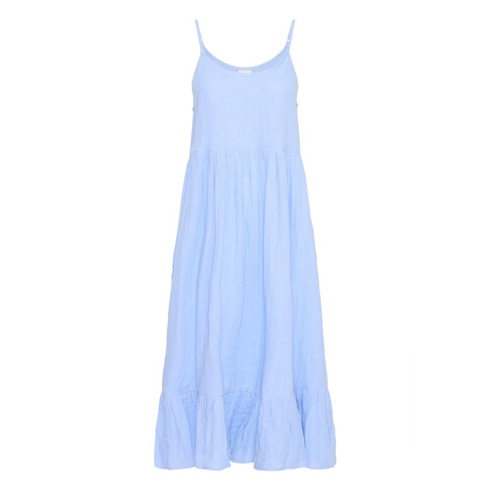 IAFOXA Kleid Midi hellblau