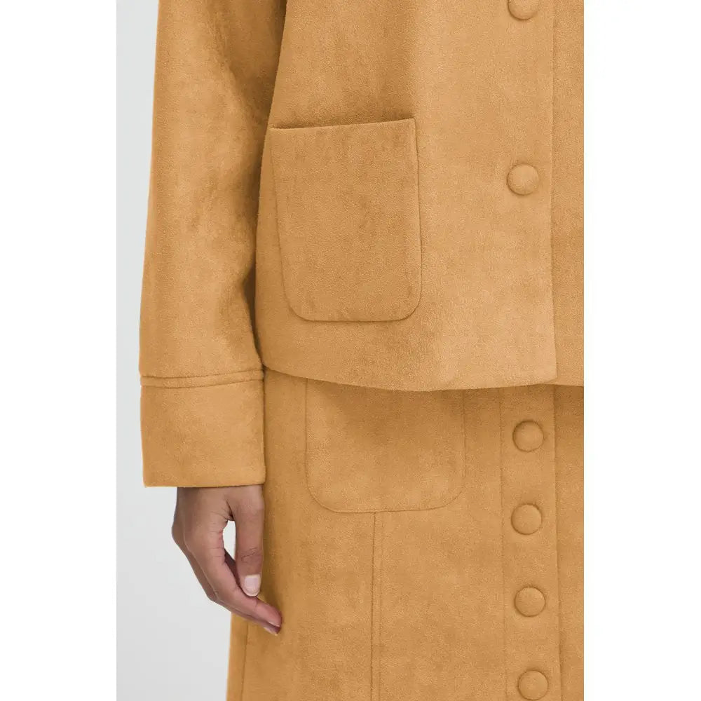 IHCREVO Wildleder Jacke - Blazer