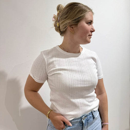 Pointelle T-Shirt