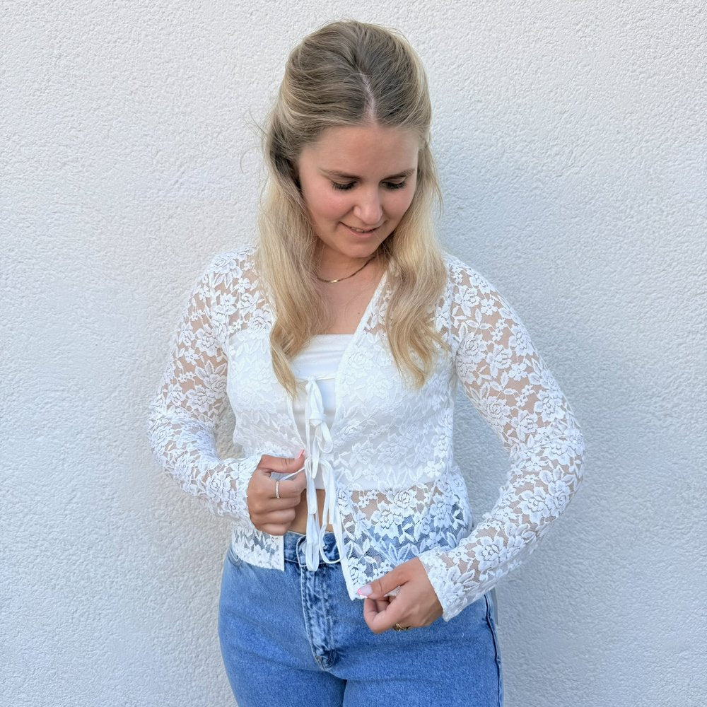 EF Strickjacke Spitze