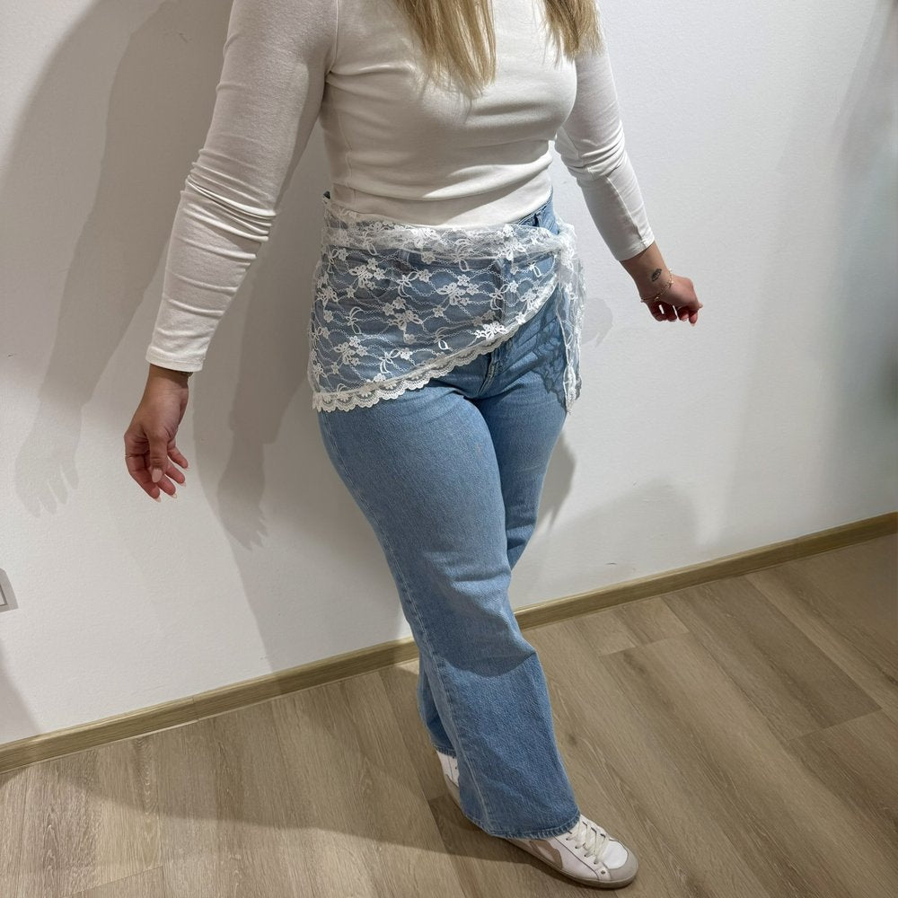 EF Spitzentuch weiß