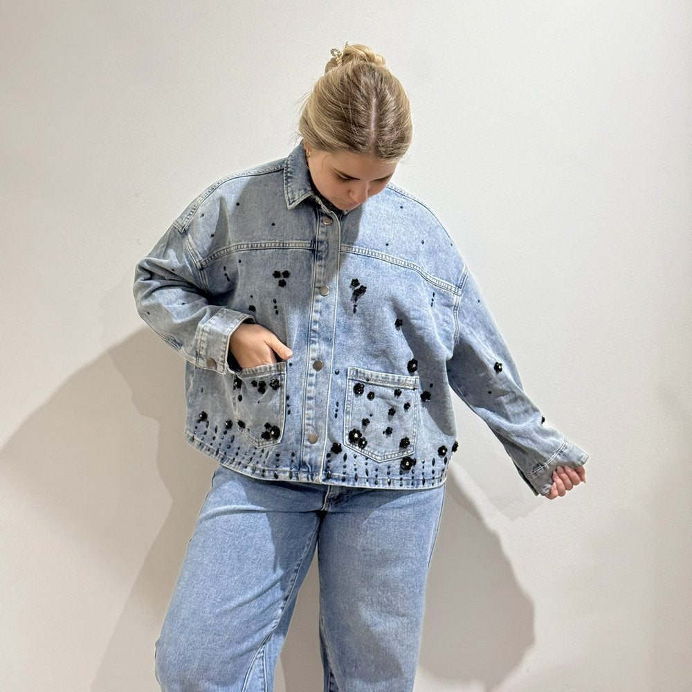 AMAYASW BOXY Jeansjacke