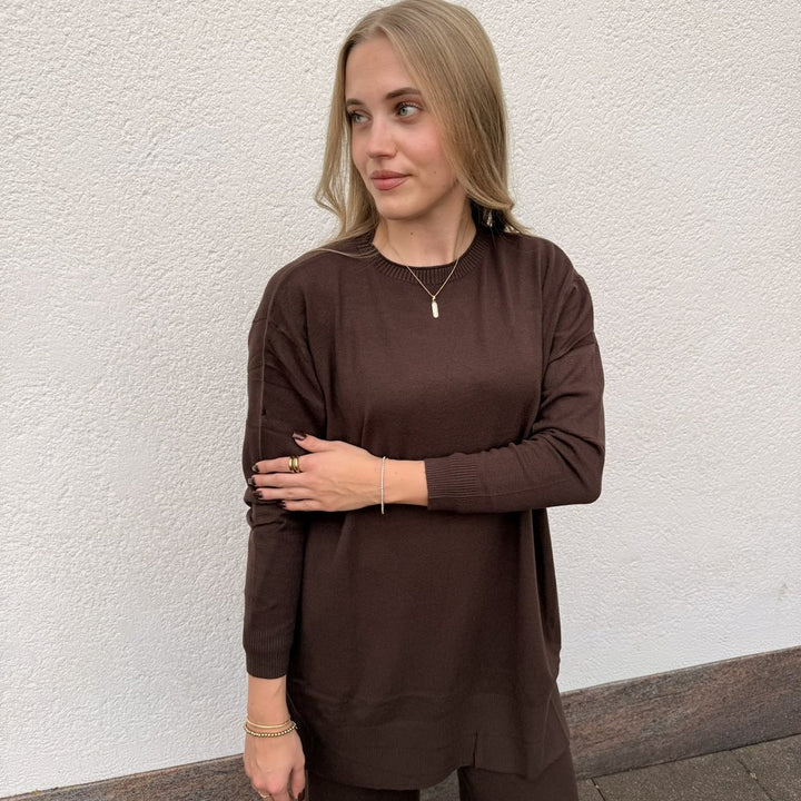 AF Strickpullover long