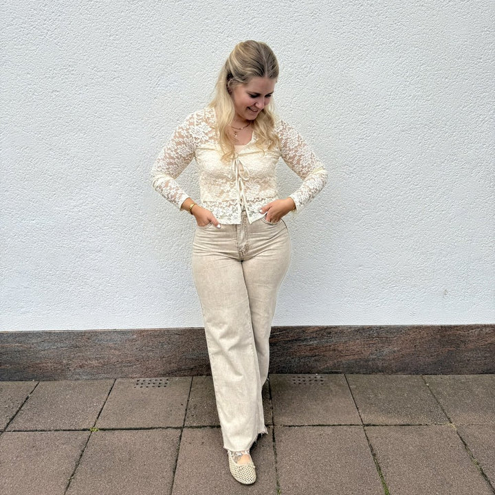 EF Strickjacke Spitze
