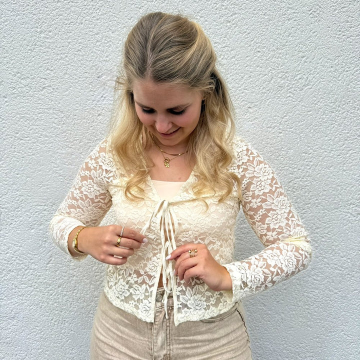 EF Strickjacke Spitze