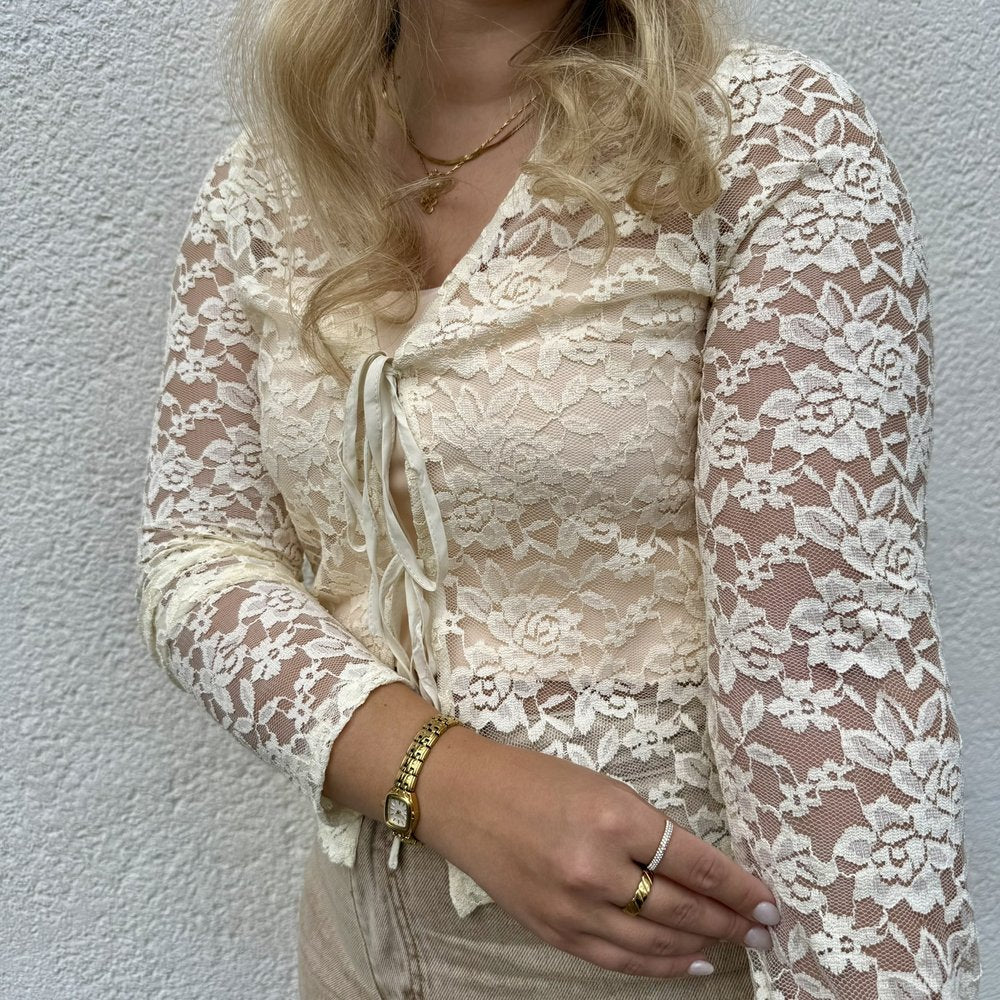 EF Strickjacke Spitze