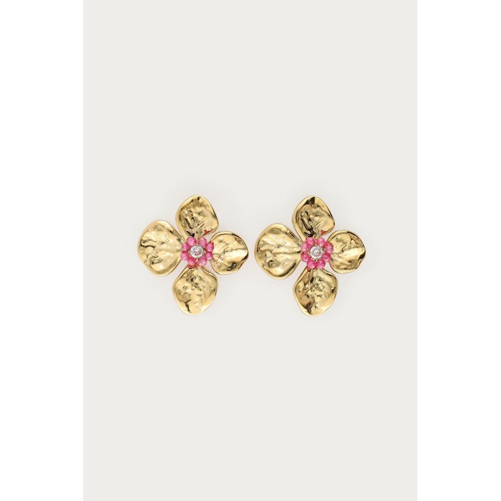 MJ Ohrring Statement Botanical Blume