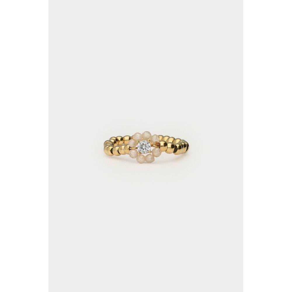 MJ Ring Stretch Perlenblume