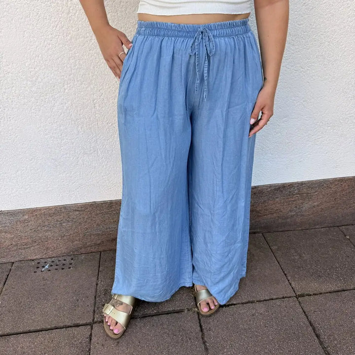 AF Hose leicht Jeansoptik Stoffhose