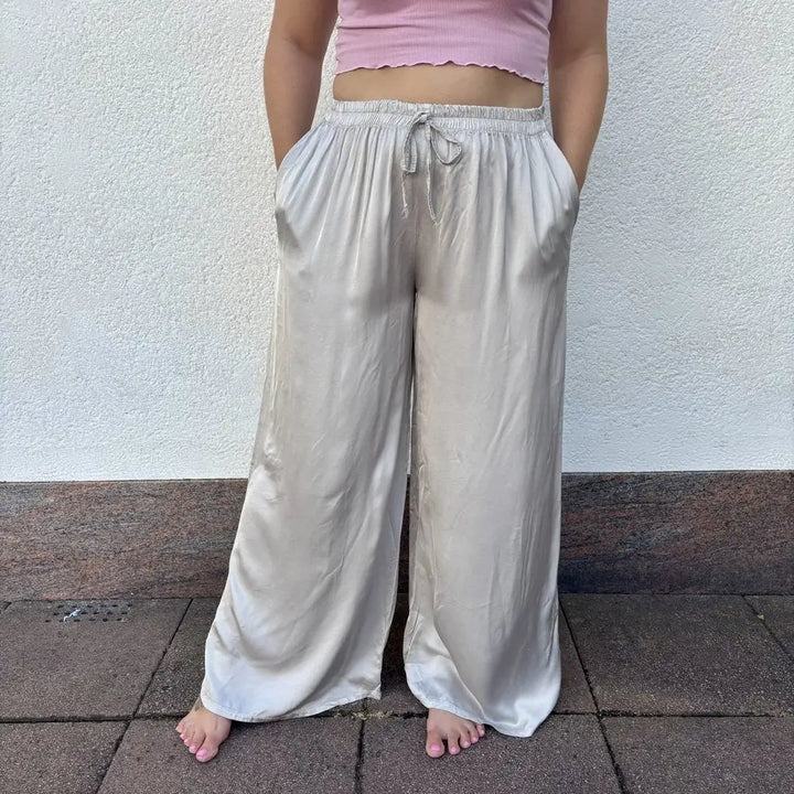 AF Satinhose Stoffhose