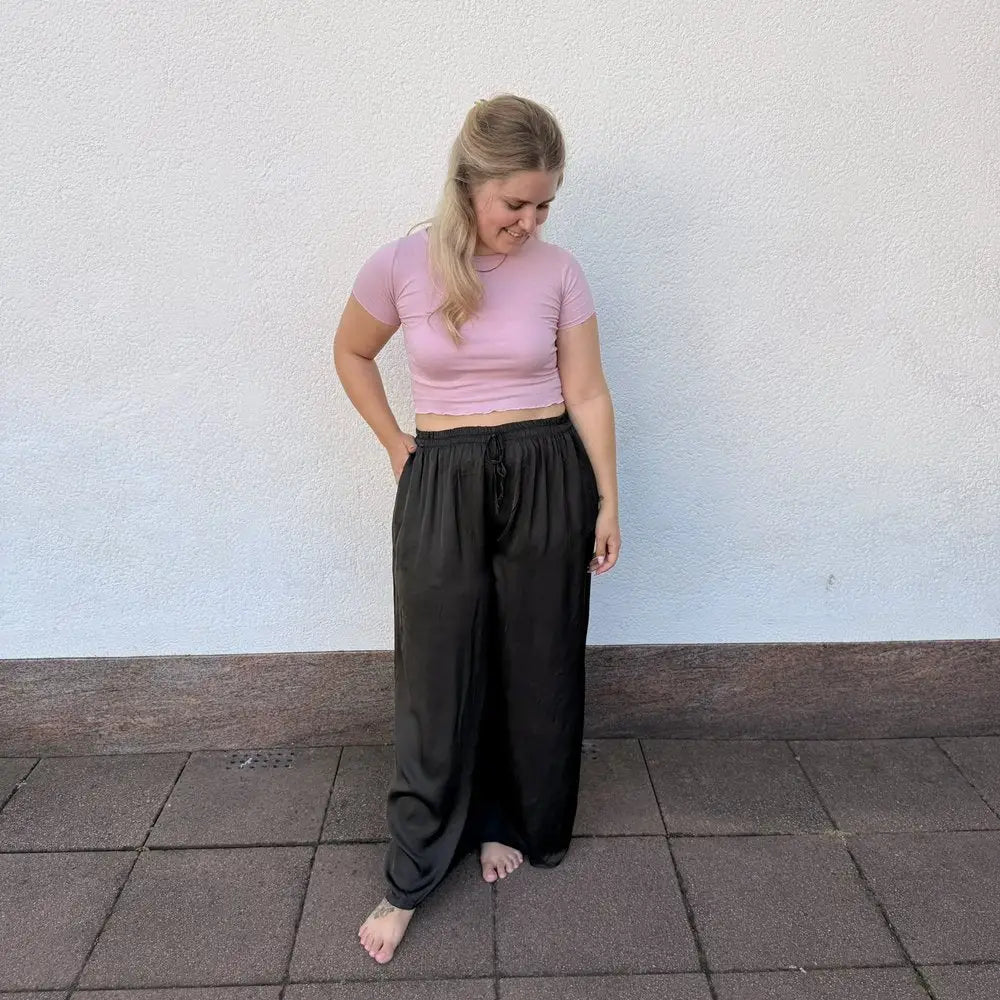 AF Satinhose Stoffhose