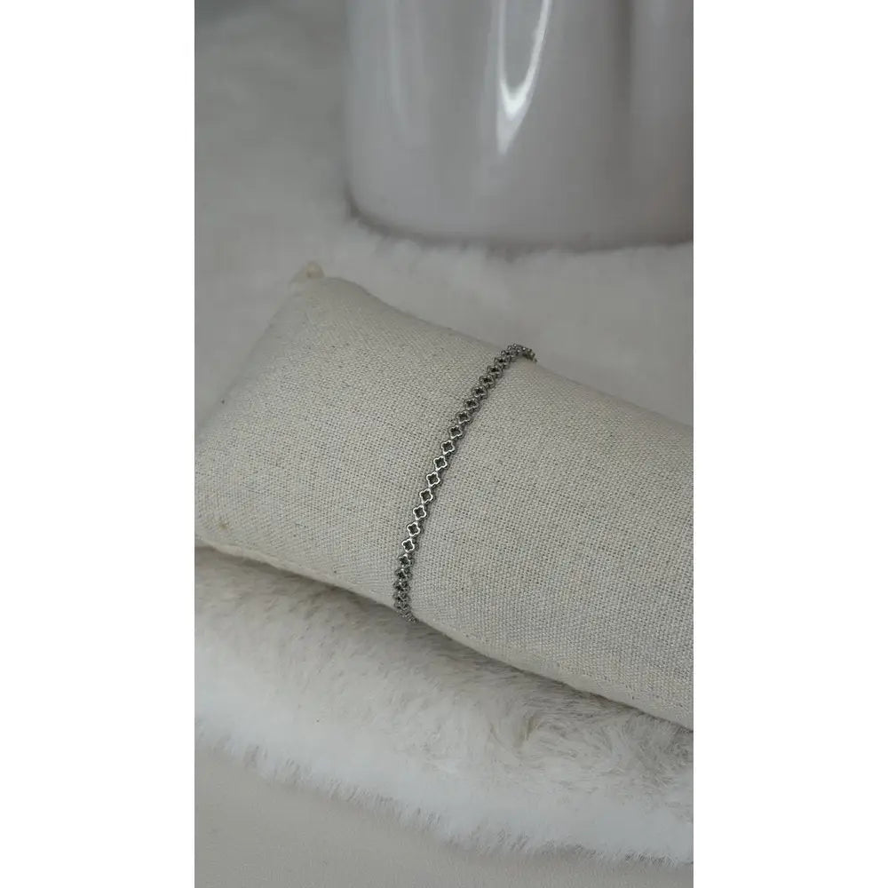 Armreif mini Kleeblätter Armband
