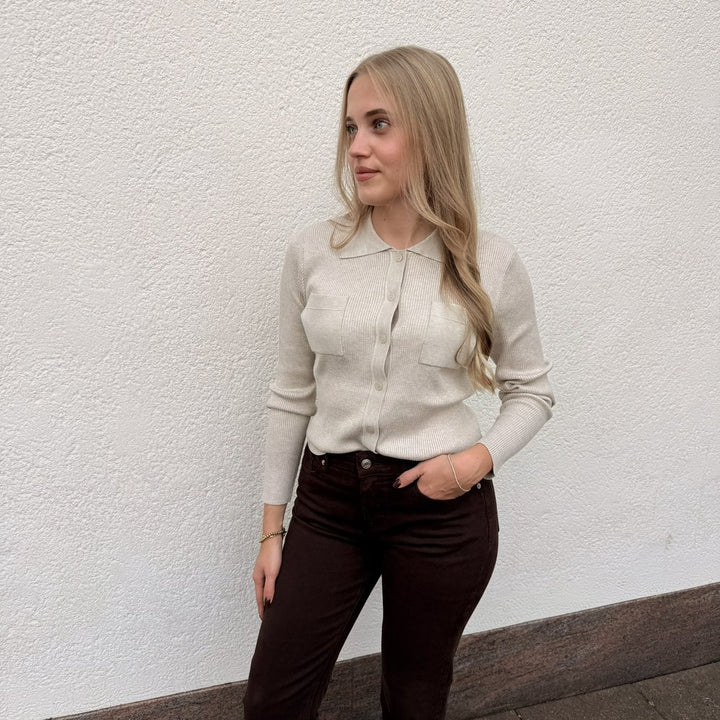 IHLULS Strickjacke Polo