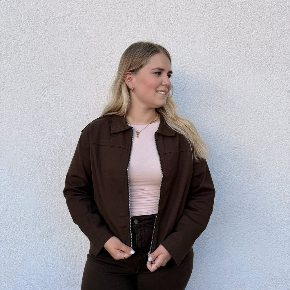 EF Jeansjacke Chocolate