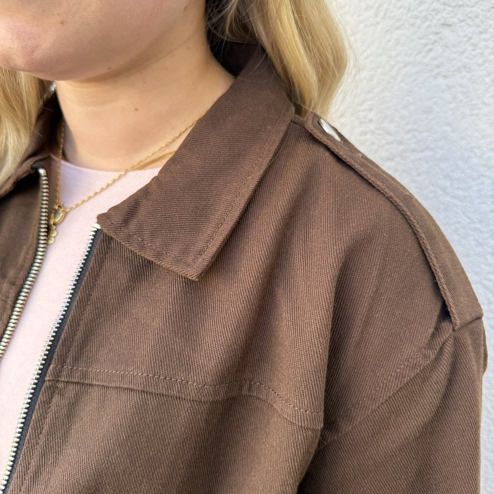 EF Jeansjacke Chocolate
