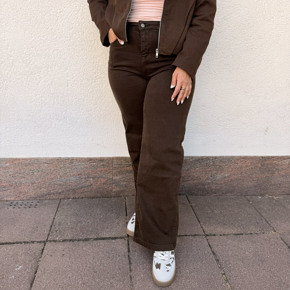 EF Jeans Wide Chocolate