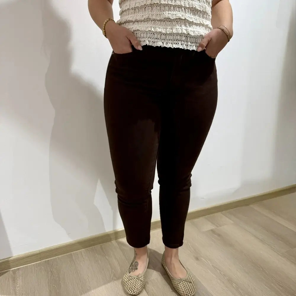 EF Jeans Mom Chocolate Jeans