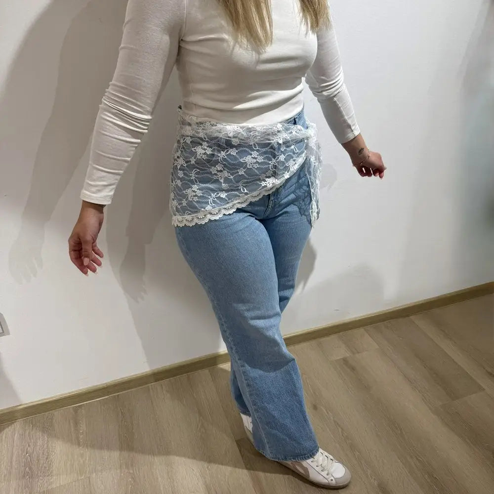 EF Spitzentuch weiß Schal