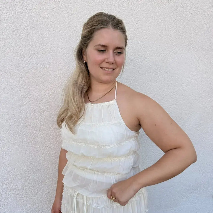EF Top geraffte Details Top