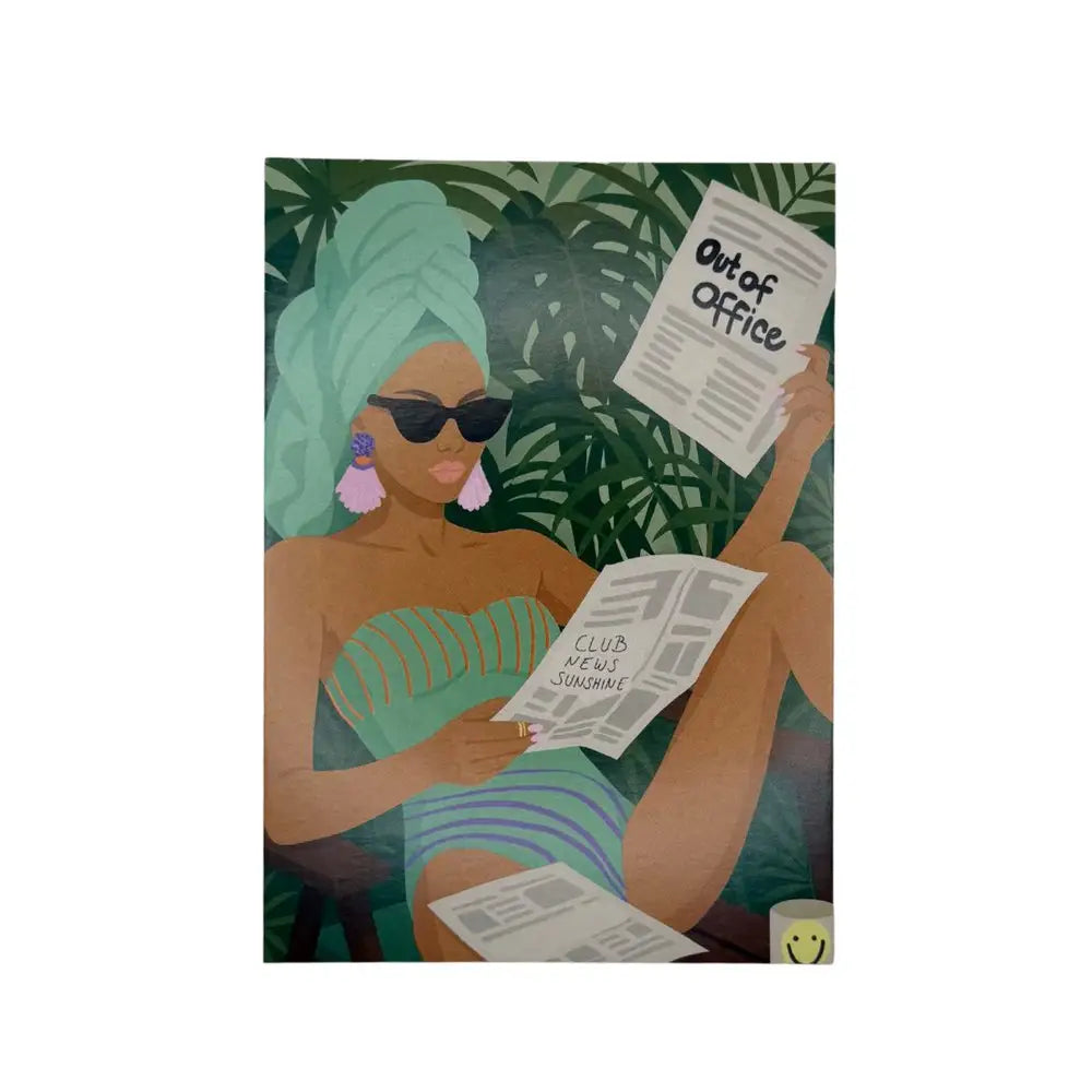 FA Postkarte Sommer - Farbe: Out of Office - Postkarte