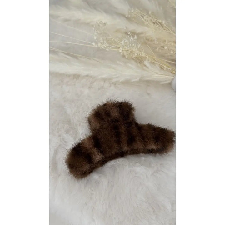 Haarspange Teddy Haarklammer