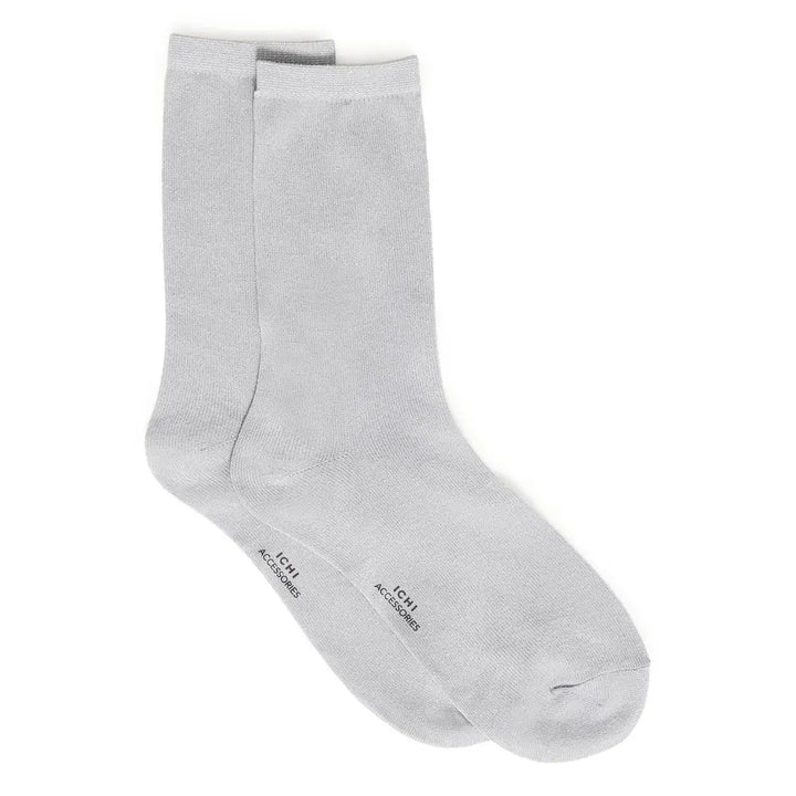 IACHBALL SO4 Glitzer Socken - Farbe: silber - Socken