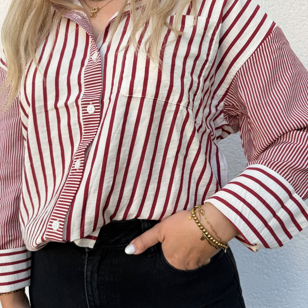 IHLOURI Bluse Oversize