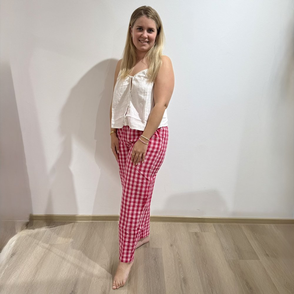 IHFELICA Stoffhose Karo