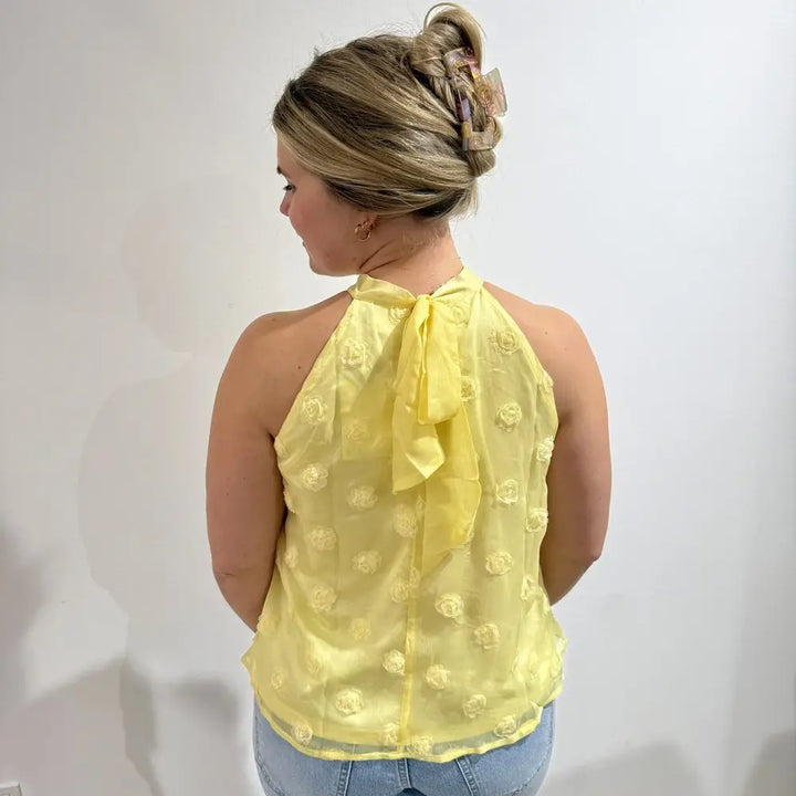 IHFLOMA Top bestickte Blumen Top