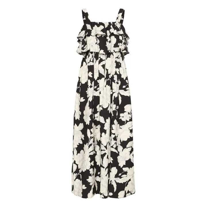 IHHEMMA Kleid lang Floral Kleid