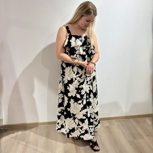 IHHEMMA Kleid lang Floral
