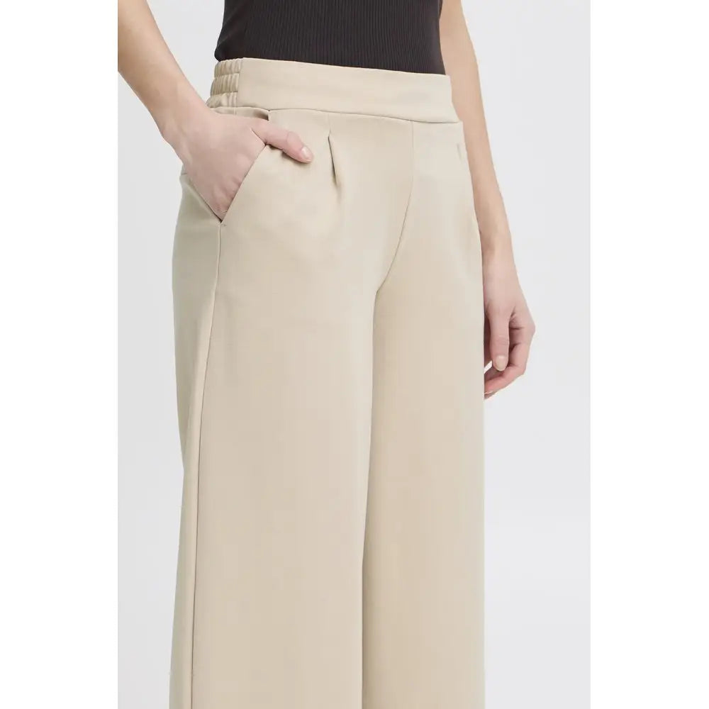 IHKATE SUS LONG WIDE PA2 - Größe: L / tan - Stoffhose