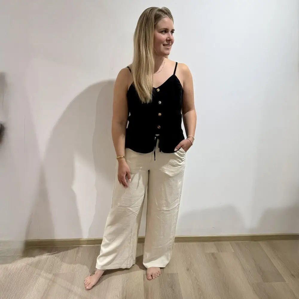 IHLINNO PA4 Leinenhose Stoffhose
