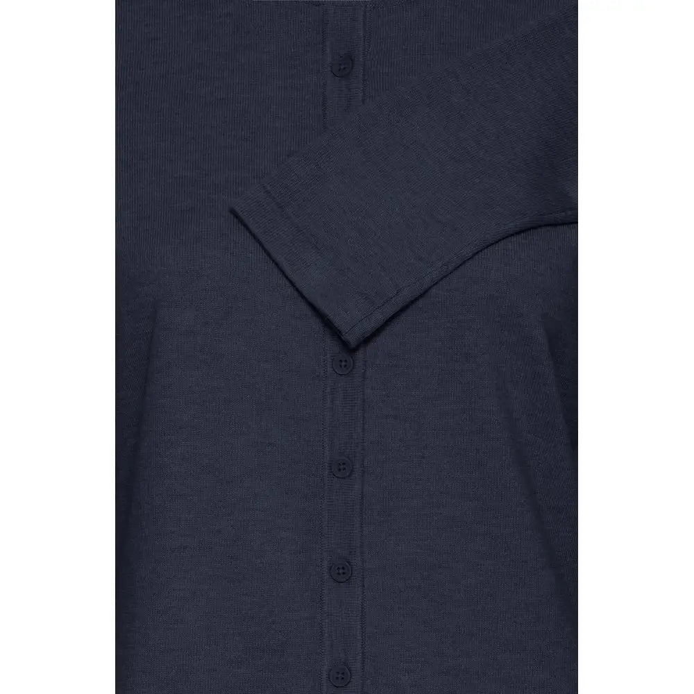 IHLULS O-NECK CA Strickjacke Basic - Strickjacke