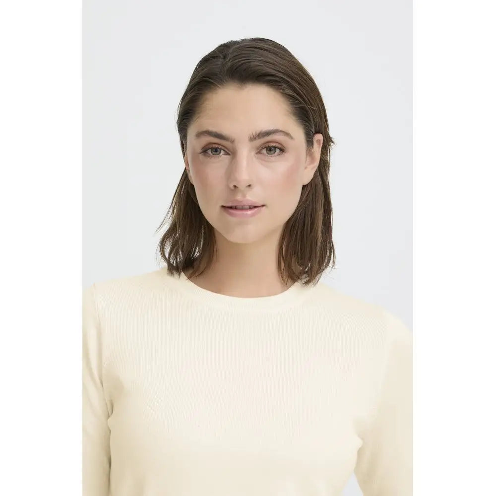 IHLULS O-NECK Strickshirt Basic - T-Shirt