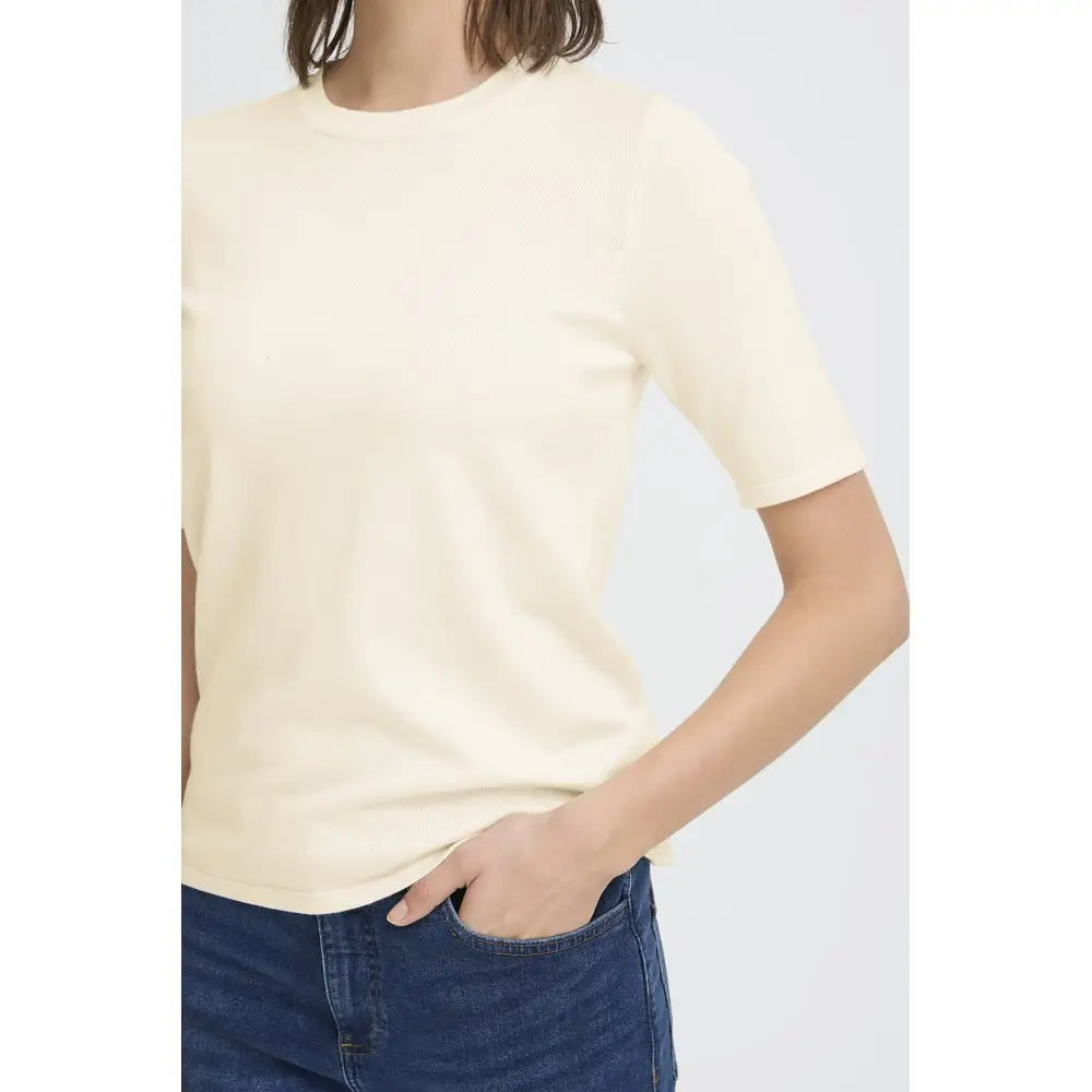 IHLULS O-NECK Strickshirt Basic - T-Shirt