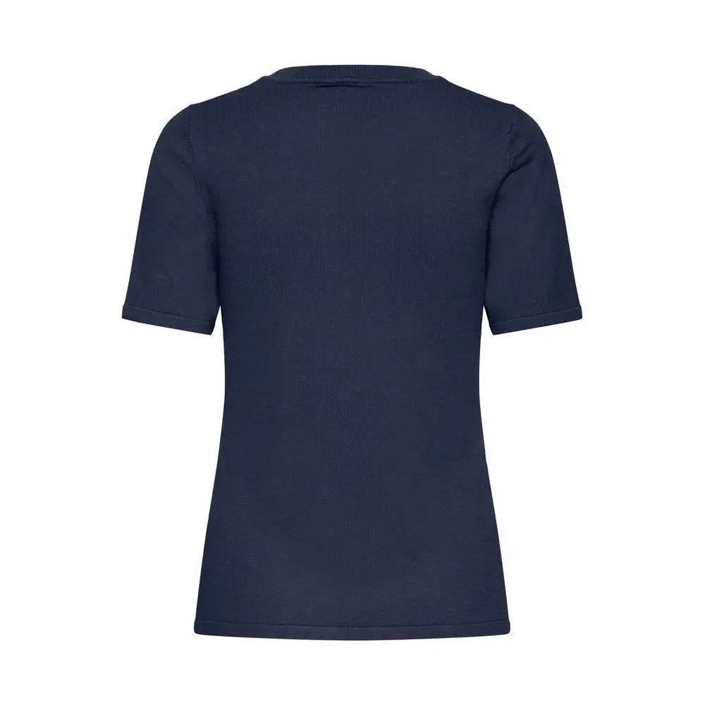 IHLULS O-NECK Strickshirt Basic - T-Shirt