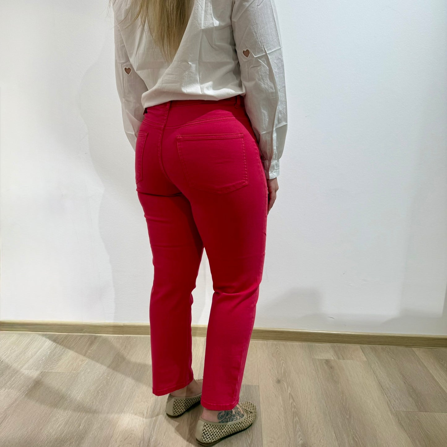 IHZIGGY RAVEN Mom Jeans Pink