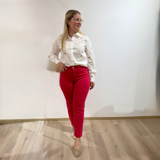 IHZIGGY RAVEN Mom Jeans Pink