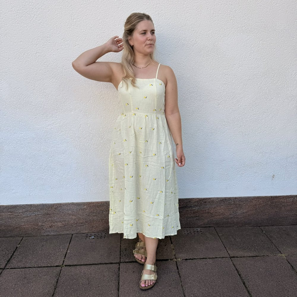 EF Kleid Zitrone Maxi