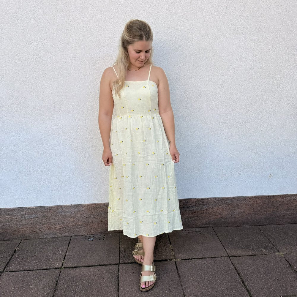 EF Kleid Zitrone Maxi