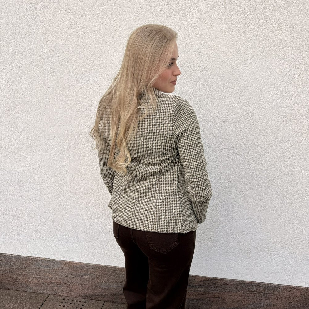 IHKATE Blazer Wolle kariert vintage