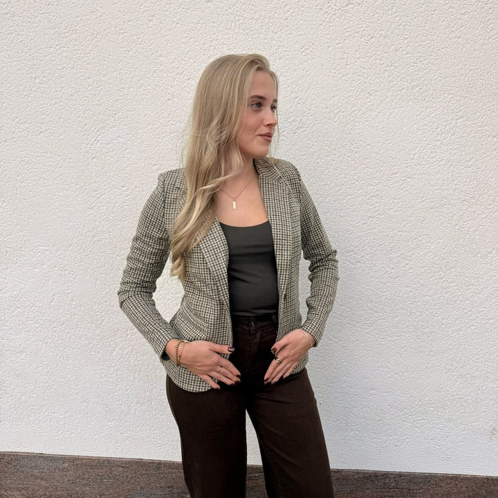 IHKATE Blazer Wolle kariert vintage