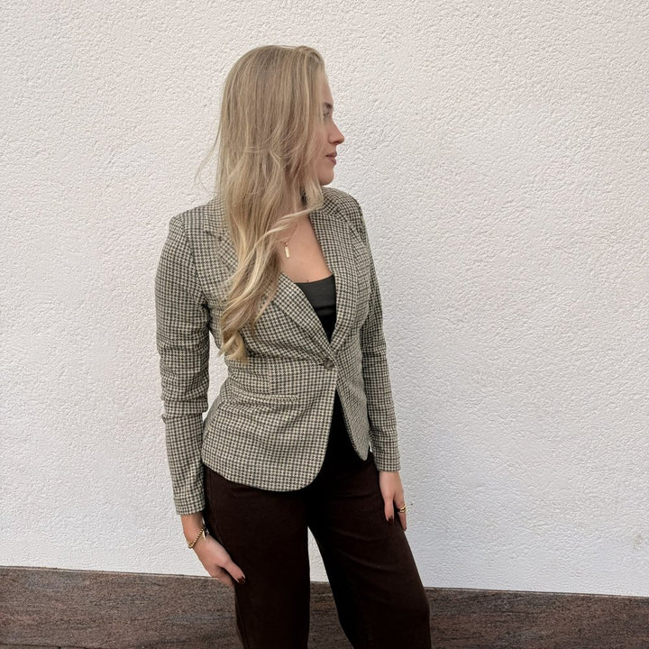 IHKATE Blazer Wolle kariert vintage