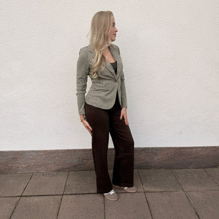 IHKATE Blazer Wolle kariert vintage