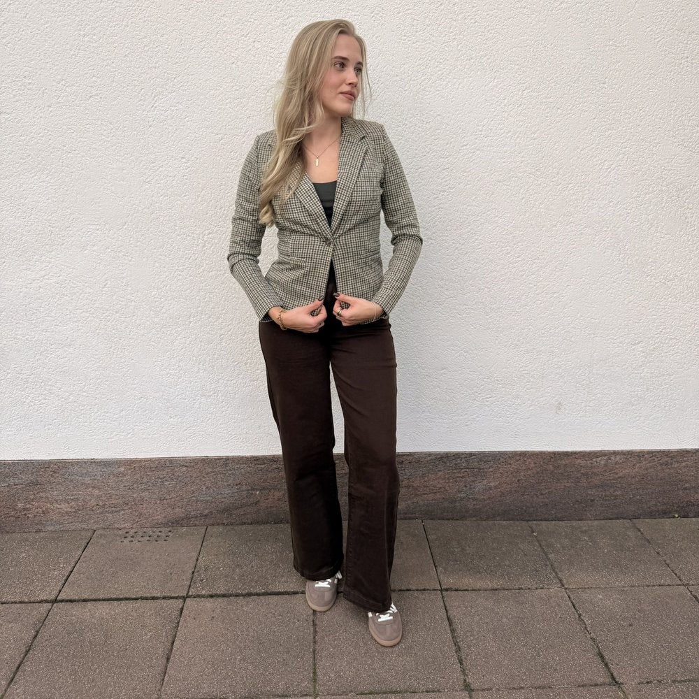 IHKATE Blazer Wolle kariert vintage