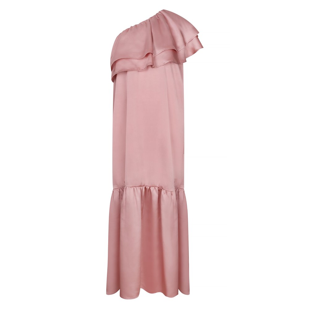SA Linne Kleid Satin