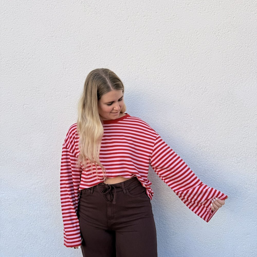 AF Longsleeve Oversize Striped