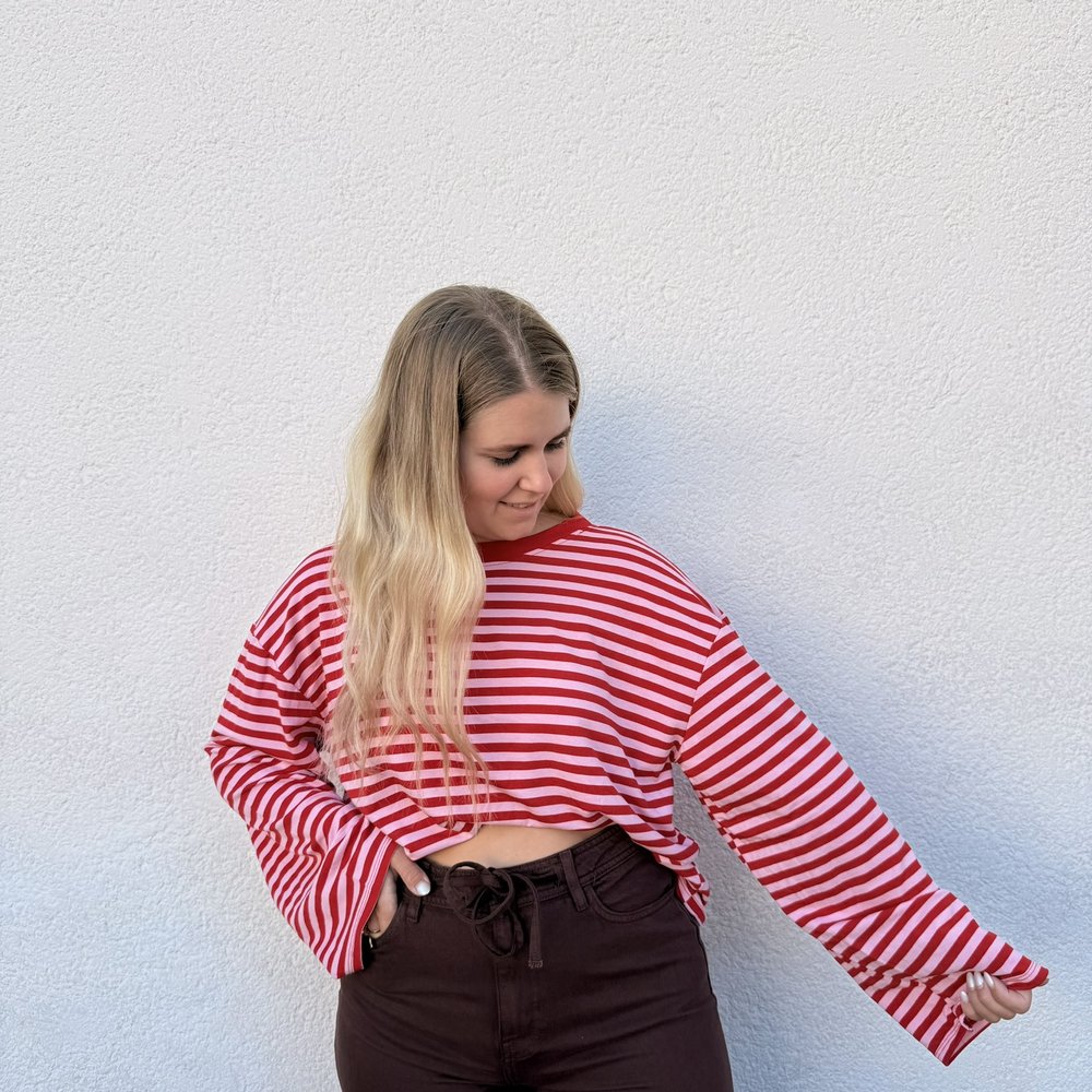 AF Longsleeve Oversize Striped